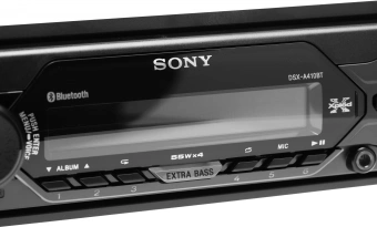 Автомагнитола Sony DSX-A410BT 1DIN 4x55Вт v3.0 RDS - купить недорого с доставкой в интернет-магазине