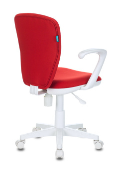 Кресло детское Бюрократ KD-W10AXSN красный 26-22 крестов. пластик пластик белый - купить недорого с доставкой в интернет-магазине