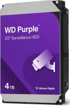 Жесткий диск WD SATA-III 4TB WD43PURZ Surveillance Purple (5400rpm) 256Mb 3.5" Rtl - купить недорого с доставкой в интернет-магазине