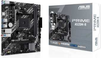 Материнская плата Asus PRIME A520M-R Soc-AM4 AMD A520 2xDDR4 mATX AC`97 8ch(7.1) GbLAN RAID+HDMI - купить недорого с доставкой в интернет-магазине