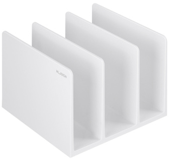 Подставка-ограничитель для книг Deli ENS006WHITE 162x162x122мм - купить недорого с доставкой в интернет-магазине