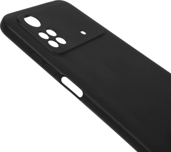 Чехол (клип-кейс) DF для Xiaomi Poco M4 Pro poCase-03 черный - купить недорого с доставкой в интернет-магазине