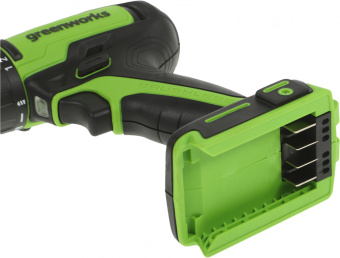 Дрель-шуруповерт Greenworks GD24DD35 аккум. патрон:быстрозажимной (3704007) - купить недорого с доставкой в интернет-магазине