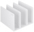 Подставка-ограничитель для книг Deli ENS006WHITE 162x162x122мм - купить недорого с доставкой в интернет-магазине