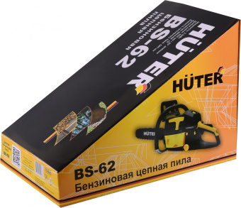 Бензопила Huter BS-62 3300Вт 3.9л.с. дл.шины:20" (50cm) (70/6/6) - купить недорого с доставкой в интернет-магазине