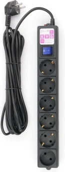 Сетевой фильтр Powercube SPG6-B2 5м (6 розеток) черный (коробка) - цена, купить или заказать с доставкой в интернет-магазине Сетевой фильтр Powercube SPG6-B2 5м (6 розеток) черный (коробка) - купить недорого с доставкой в интернет-магазине
