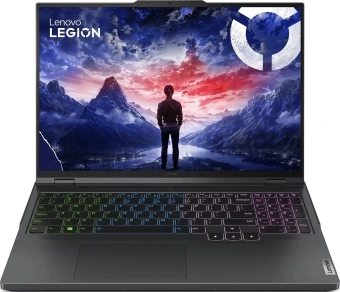 Ноутбук Lenovo Legion Pro 5 16IRX9 Core i7 14650HX 32Gb SSD1Tb NVIDIA GeForce RTX4060 8Gb 16" IPS WQXGA (2560x1600) без ОС dk.grey WiFi BT Cam (83DF00E9RK) - купить недорого с доставкой в интернет-магазине