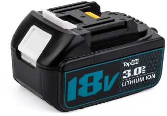 Батарея аккумуляторная TopON TOP-PTGD-MAK-18-3.0 18В 3Ач Li-Ion (102075) - купить недорого с доставкой в интернет-магазине