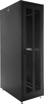 Шкаф серверный ЦМО (ШТК-Э-42.6.10-44АА-9005) напольный 42U 600x1000мм пер.дв.перфор. 2 бок.пан. задн.дв.перфор. направл.под закл.гайки 710кг черный 915мм 105кг - купить недорого с доставкой в интернет-магазине