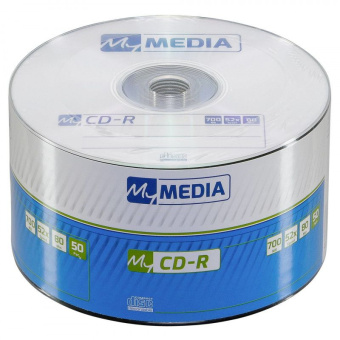 Диск CD-R MyMedia 700Mb 52x Pack wrap (50шт) (69201) - купить недорого с доставкой в интернет-магазине