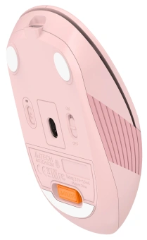 Мышь A4Tech Fstyler FB10C розовый оптическая 2000dpi беспров. BT/Radio USB 4but (FB10C BABY PINK) - купить недорого с доставкой в интернет-магазине
