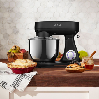 Миксер стационарный Kitfort КТ-3076 1800Вт черный - купить недорого с доставкой в интернет-магазине