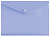 Конверт на кнопке Бюрократ Pastel -PKPAST/VIO A4 пластик 0.18мм фиолетовый