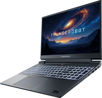Ноутбук Thunderobot 911 X Wild Hunter G3 Pro Core i5 13420H 16Gb SSD1Tb NVIDIA GeForce RTX 5060 8Gb 15.6" IPS FHD (1920x1080) FreeDOS grey WiFi BT Cam (JT009K00KRU) - купить недорого с доставкой в интернет-магазине