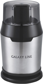 Кофемолка Galaxy Line GL 0906 200Вт сист.помол.:ротац.нож вместим.:60гр черный/серебристый - купить недорого с доставкой в интернет-магазине