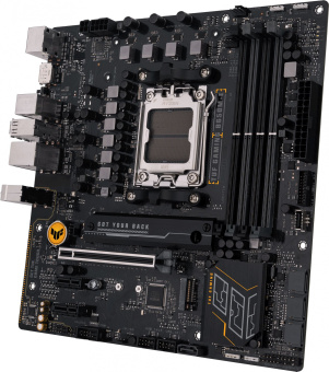Материнская плата Asus TUF GAMING B650M-E SocketAM5 AMD B650 4xDDR5 mATX AC`97 8ch(7.1) 2.5Gg RAID+HDMI+DP - купить недорого с доставкой в интернет-магазине