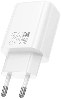 Сетевое зар./устр. Hoco N60 Gentle 20W 3A (PD) белый (44228) - купить недорого с доставкой в интернет-магазине