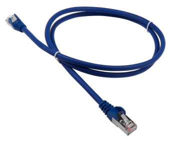 Патч-корд Lanmaster LAN-PC45/S5E-10-BL FTP RJ-45 вил.-вилка RJ-45 кат.5E 10м синий LSZH (уп.:1шт) - купить недорого с доставкой в интернет-магазине