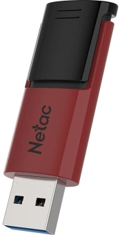Флеш Диск Netac 256GB U182 NT03U182N-256G-32RE USB3.2 красный/черный - купить недорого с доставкой в интернет-магазине