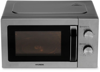 Микроволновая Печь Hyundai HYM-M2013 20л. 700Вт черный/нержавеющая сталь - купить недорого с доставкой в интернет-магазине