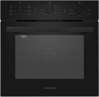 Духовой шкаф Электрический Maunfeld AEOF6060B2 черный - купить недорого с доставкой в интернет-магазине