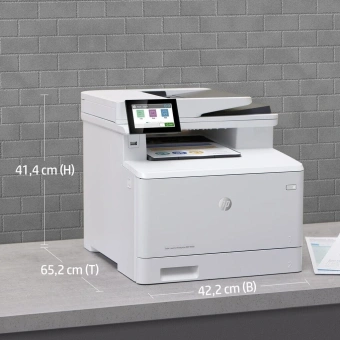 МФУ лазерный HP Color LaserJet Enterprise M480f (3QA55A) A4 Duplex Net белый - купить недорого с доставкой в интернет-магазине