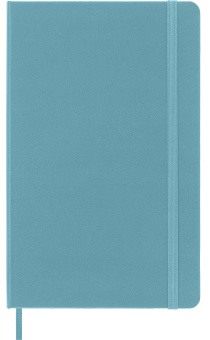 Блокнот Moleskine CLASSIC QP062B35 Large 130х210мм 240стр. нелинованный твердая обложка голубой - купить недорого с доставкой в интернет-магазине