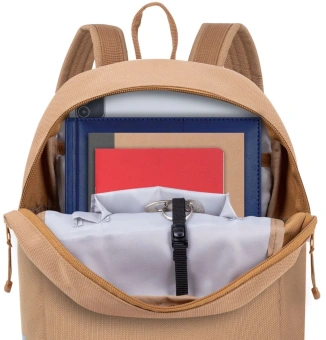 Рюкзак для ноутбука 10.5" Riva Urban 5422 бежевый полиэстер (5422 BEIGE) - купить недорого с доставкой в интернет-магазине