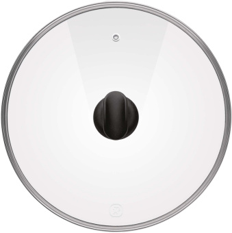 Крышка Rondell Weller RDA-123 d=28см крыш.прозрачный руч.черная - купить недорого с доставкой в интернет-магазине