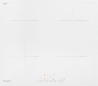 Индукционная варочная поверхность Weissgauff HI 640 WSC белый - купить недорого с доставкой в интернет-магазине