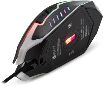 Мышь Оклик 896G черный оптическая 12800dpi USB для ноутбука 5but (1431690) - купить недорого с доставкой в интернет-магазине