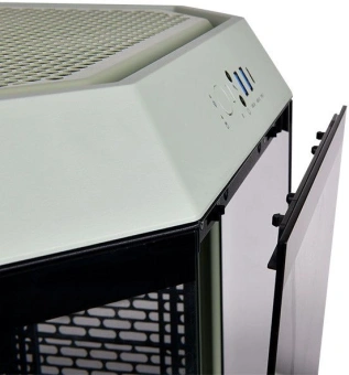 Корпус Thermaltake The Tower 300 Matcha зеленый без БП mATX 8x120mm 6x140mm 2xUSB3.0 audio bott PSU - купить недорого с доставкой в интернет-магазине