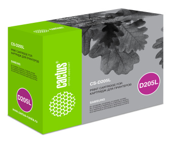 Картридж лазерный Cactus CS-D205L MLT-D205L черный (5000стр.) для Samsung ML-3310/3710/SCX-5637/4833 - купить недорого с доставкой в интернет-магазине