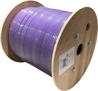 Кабель информационный Lanmaster TWT-5EFTP-NGLS кат.5E FTP 4 пары 24AWG нг(А)-LS внутренний 305м фиолетовый - купить недорого с доставкой в интернет-магазине