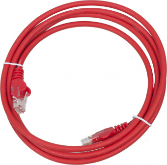 Патч-корд Lanmaster LAN-PC45/U5E-2.0-RD UTP RJ-45 вил.-вилка RJ-45 кат.5E 2м красный LSZH (уп.:1шт) - купить недорого с доставкой в интернет-магазине