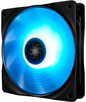 Вентилятор для корпуса Deepcool RF 120 RGB 120х120x25 черный 4-pin 27дБ (DP-FRGB-RF120-1C) Ret - купить недорого с доставкой в интернет-магазине