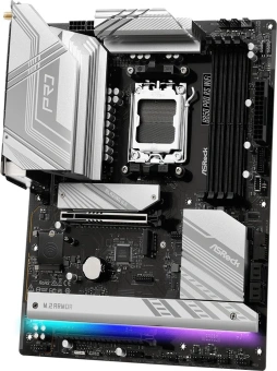 Материнская плата Asrock B850 PRO RS WIFI Socket AM5 AMD B850 4xDDR5 ATX AC`97 8ch(7.1) 2.5Gg RAID+HDMI - купить недорого с доставкой в интернет-магазине