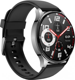 Смарт-часы Amazfit Pop 3R A2319 1.43" AMOLED корп.серебристый рем.черный (1746285) - купить недорого с доставкой в интернет-магазине