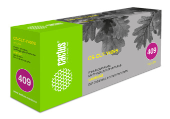 Картридж лазерный Cactus CS-CLT-Y409S CLT-Y409S желтый (1000стр.) для Samsung CLP-310/315/CLX-3170/3175/3175FN - купить недорого с доставкой в интернет-магазине