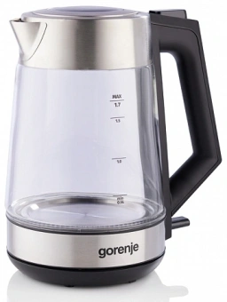Чайник электрический Gorenje K17OGS 1.7л. нержавеющая сталь корпус: стекло - купить недорого с доставкой в интернет-магазине