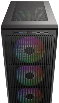 Корпус ID-Cooling Ware 310 черный без БП ATX 6x120mm 2xUSB2.0 1xUSB3.0 audio bott PSU - купить недорого с доставкой в интернет-магазине