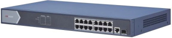 Коммутатор Hikvision DS-3E0518P-E(B) (L2) 17x1Гбит/с 1SFP 16PoE 16PoE+ 230W неуправляемый - купить недорого с доставкой в интернет-магазине