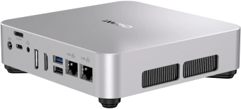 ПК Мини Chuwi AuBox Ryzen 7 8745HS (3.8) 16Gb SSD512Gb 780M Windows 11 Pro 2x2.5GbitEth WiFi BT 120W серебристый/черный - купить недорого с доставкой в интернет-магазине