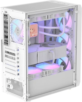 Корпус Formula Air Power G1 Plus белый без БП ATX 5x140mm 1xUSB2.0 1xUSB3.0 audio bott PSU - купить недорого с доставкой в интернет-магазине