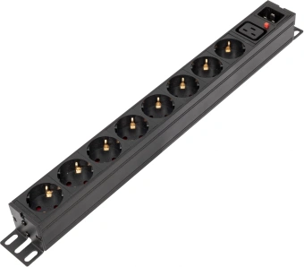 Блок распределения питания Powercom PDU-16A-type 2 PDU-16AV10-8S-C9-C2 - купить недорого с доставкой в интернет-магазине