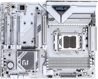 Материнская плата Gigabyte B850 EAGLE ICE Socket AM5 AMD B850 ATX AC`97 8ch(7.1) 2.5Gg RAID+HDMI+DP - купить недорого с доставкой в интернет-магазине