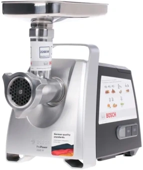 Мясорубка Bosch MFW68640 2200Вт серебристый/черный - купить недорого с доставкой в интернет-магазине