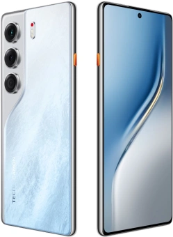 Смартфон Tecno Camon 40 256Gb 12Gb белый моноблок 3G 4G 2Sim 6.78" 1080x2436 Android 15 50Mpix 802.11 a/b/g/n/ac NFC GPS GSM900/1800 GSM1900 Protect FM microSD max1024Gb - купить недорого с доставкой в интернет-магазине