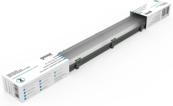 Светильник Gauss Lite СПП-Т8-G13 36Вт серый прямоугольный (909437160) - купить недорого с доставкой в интернет-магазине