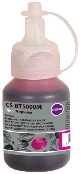 Чернила Cactus CS-BT5000M пурпурный 48мл для Brother HL-T4000DW, DCP-T510W, DCP-T710W, MFC-T810W, MFC-T910DW, MFC-T4500DW, DCP-T420W, DCP-T520W, DCP-T720DW, DCP-T820DW, MFC-T920DW - купить недорого с доставкой в интернет-магазине